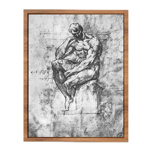 Study of a Man By Michelangelo Buonarroti