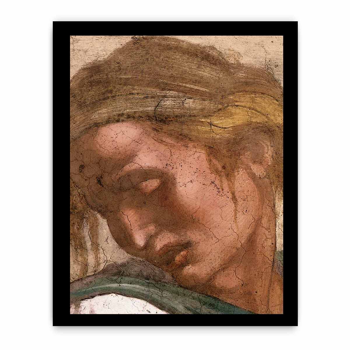Jeremiah (detail) By Michelangelo Buonarroti