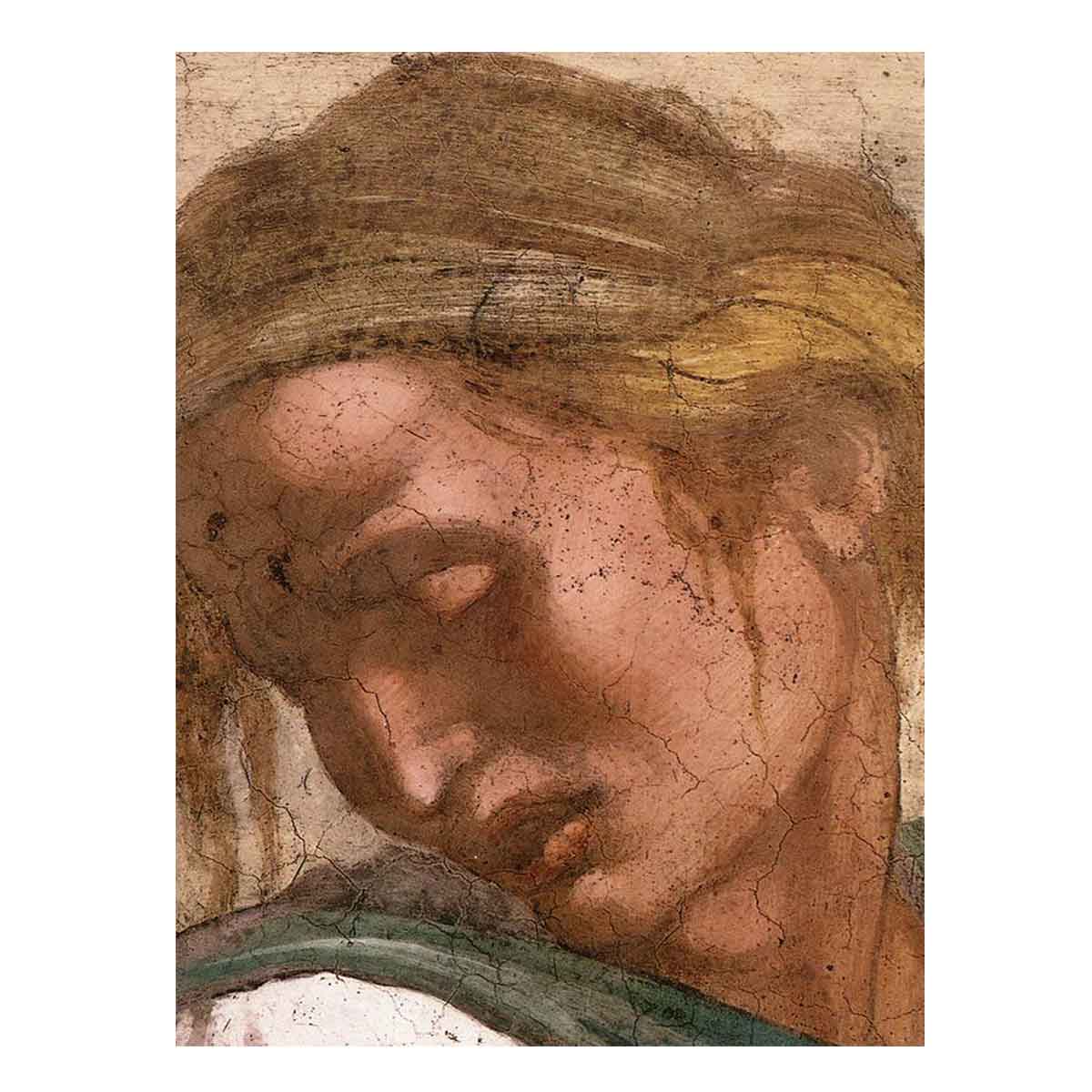 Jeremiah (detail) By Michelangelo Buonarroti
