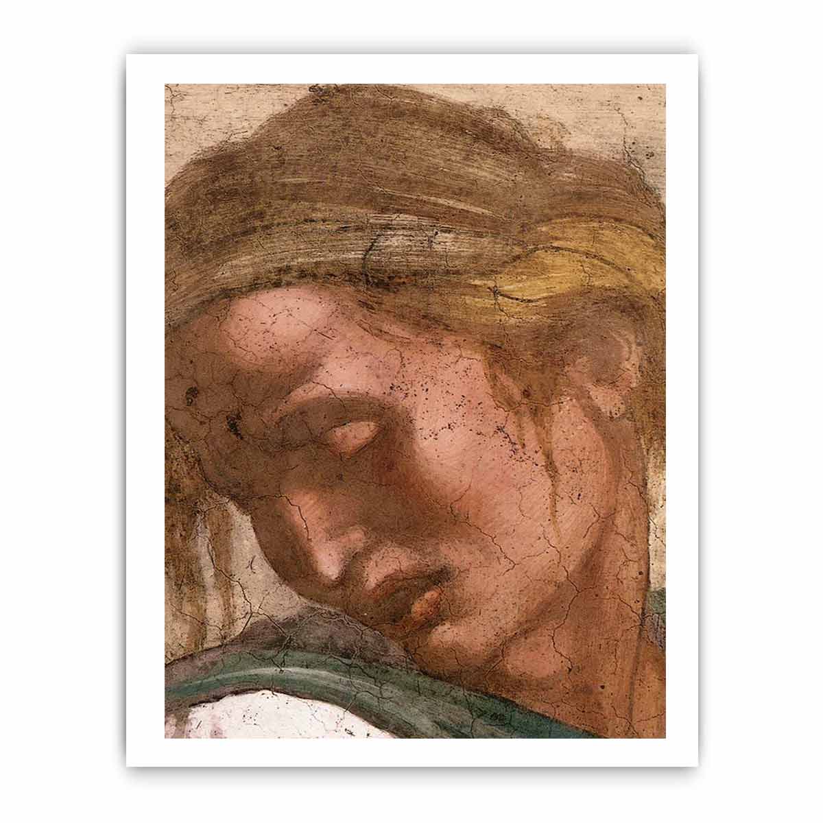 Jeremiah (detail) By Michelangelo Buonarroti