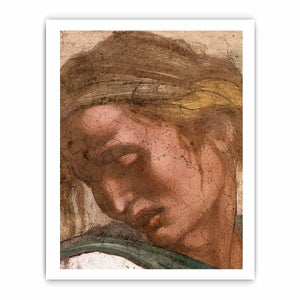 Jeremiah (detail) By Michelangelo Buonarroti