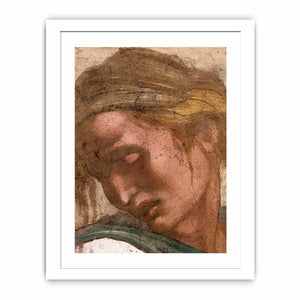 Jeremiah (detail) By Michelangelo Buonarroti