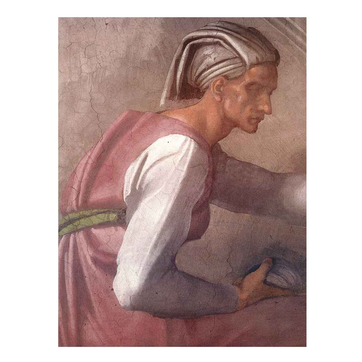 Jesse - David - Solomon (detail) By Michelangelo Buonarroti