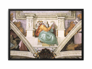 Frescoes above the entrance wall By Michelangelo Buonarroti
