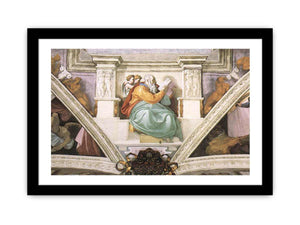 Frescoes above the entrance wall By Michelangelo Buonarroti