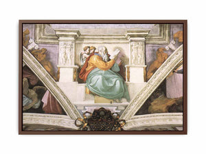 Frescoes above the entrance wall By Michelangelo Buonarroti