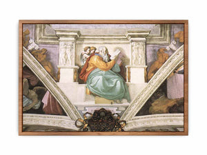 Frescoes above the entrance wall By Michelangelo Buonarroti