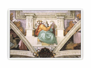 Frescoes above the entrance wall By Michelangelo Buonarroti
