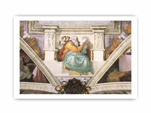 Frescoes above the entrance wall By Michelangelo Buonarroti