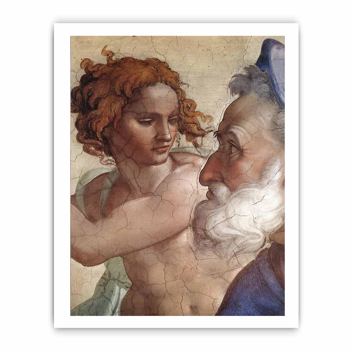 Ezekiel, detail By Michelangelo Buonarroti