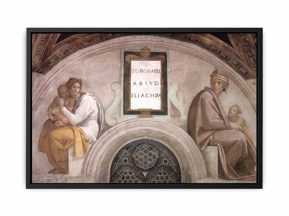 Zerubbabel - Abiud - Eliakim By Michelangelo Buonarroti