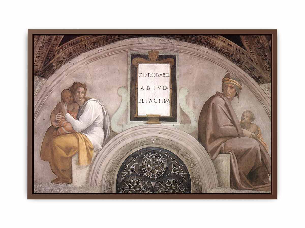 Zerubbabel - Abiud - Eliakim By Michelangelo Buonarroti