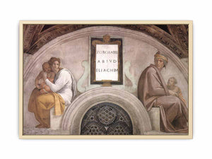 Zerubbabel - Abiud - Eliakim By Michelangelo Buonarroti
