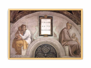 Zerubbabel - Abiud - Eliakim By Michelangelo Buonarroti