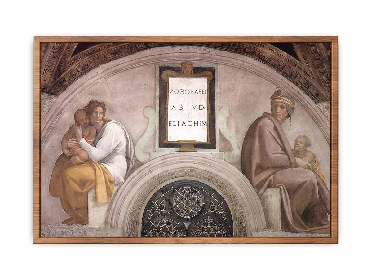 Zerubbabel - Abiud - Eliakim By Michelangelo Buonarroti