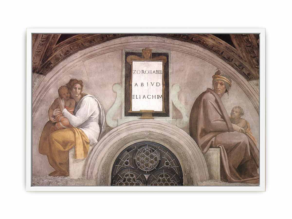 Zerubbabel - Abiud - Eliakim By Michelangelo Buonarroti