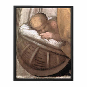 Hezekiah - Manasseh - Amon (detail) By Michelangelo Buonarroti