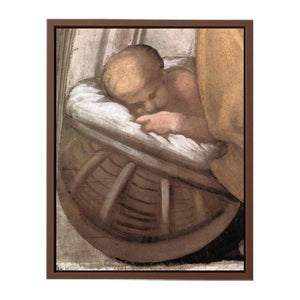Hezekiah - Manasseh - Amon (detail) By Michelangelo Buonarroti