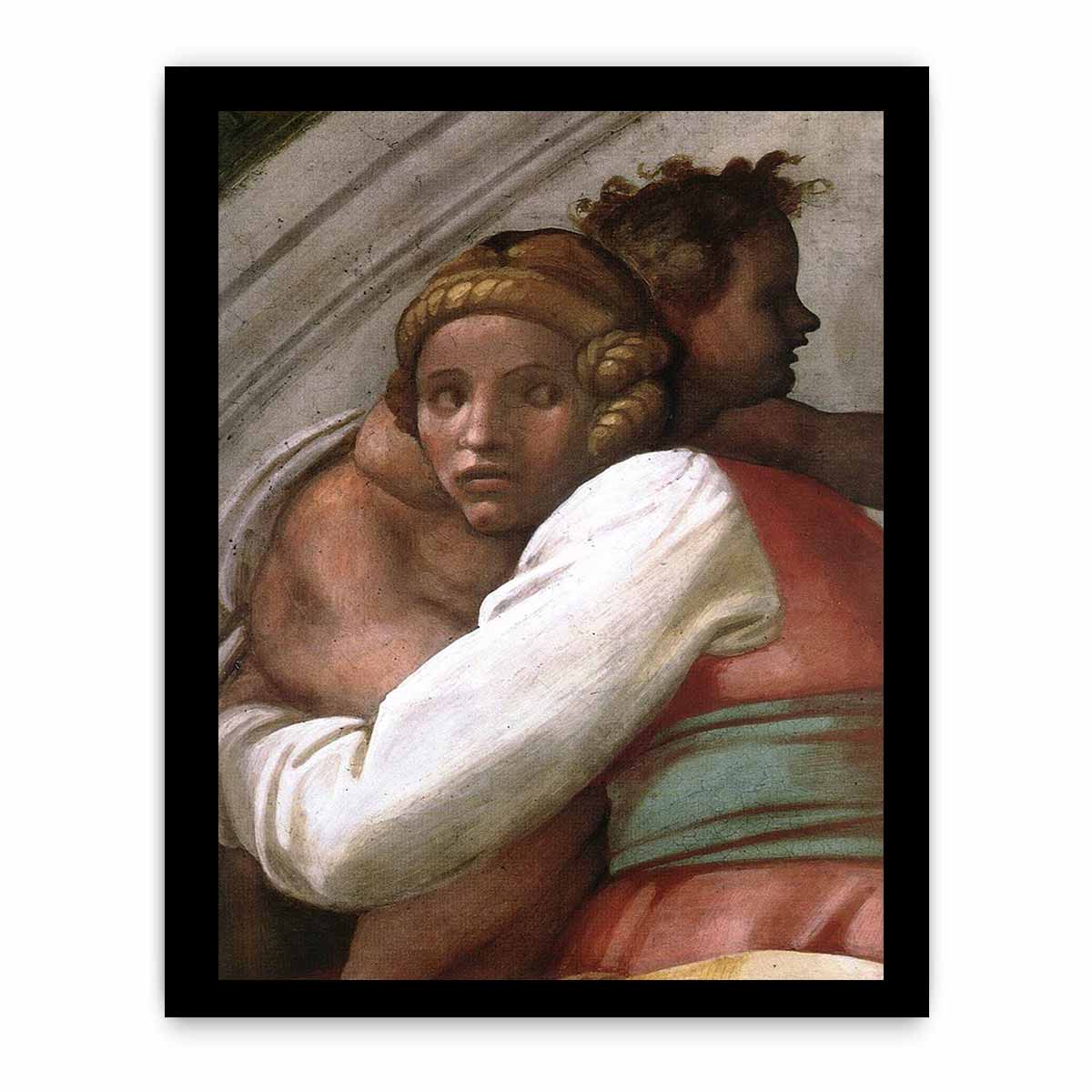 Josiah - Jechoniah - Shealtiel (detail) By Michelangelo Buonarroti