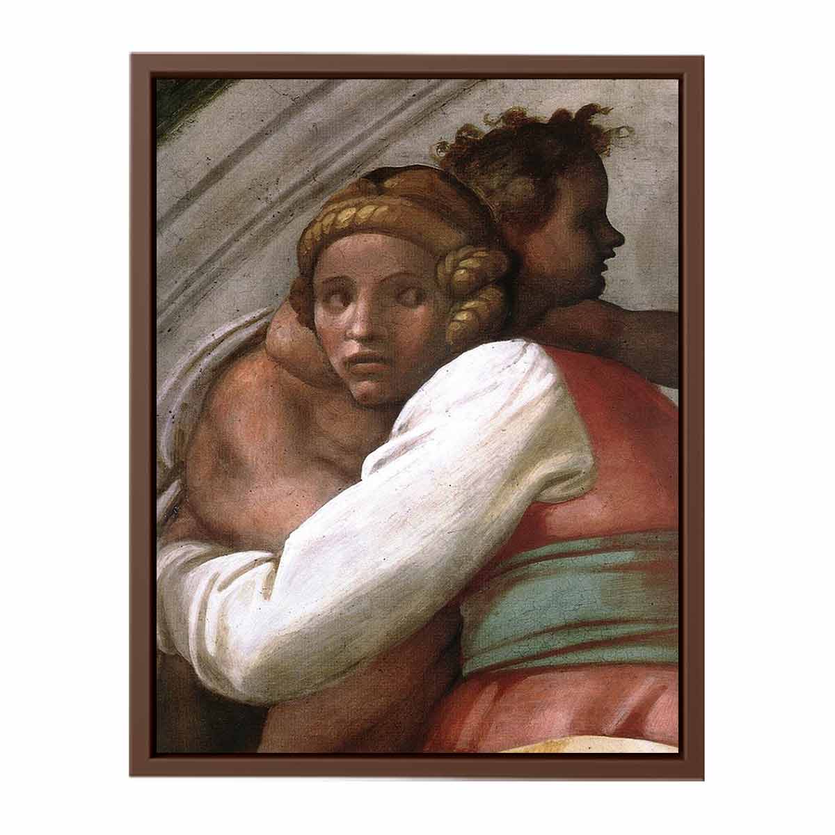 Josiah - Jechoniah - Shealtiel (detail) By Michelangelo Buonarroti