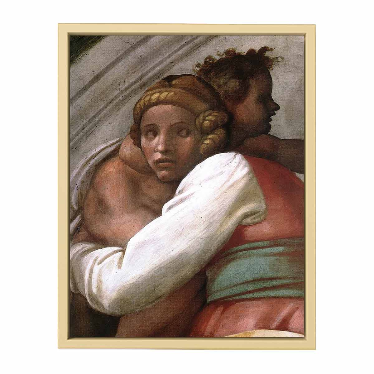Josiah - Jechoniah - Shealtiel (detail) By Michelangelo Buonarroti