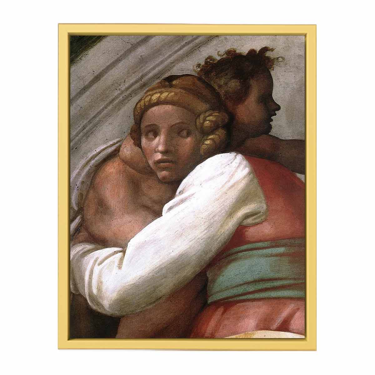 Josiah - Jechoniah - Shealtiel (detail) By Michelangelo Buonarroti