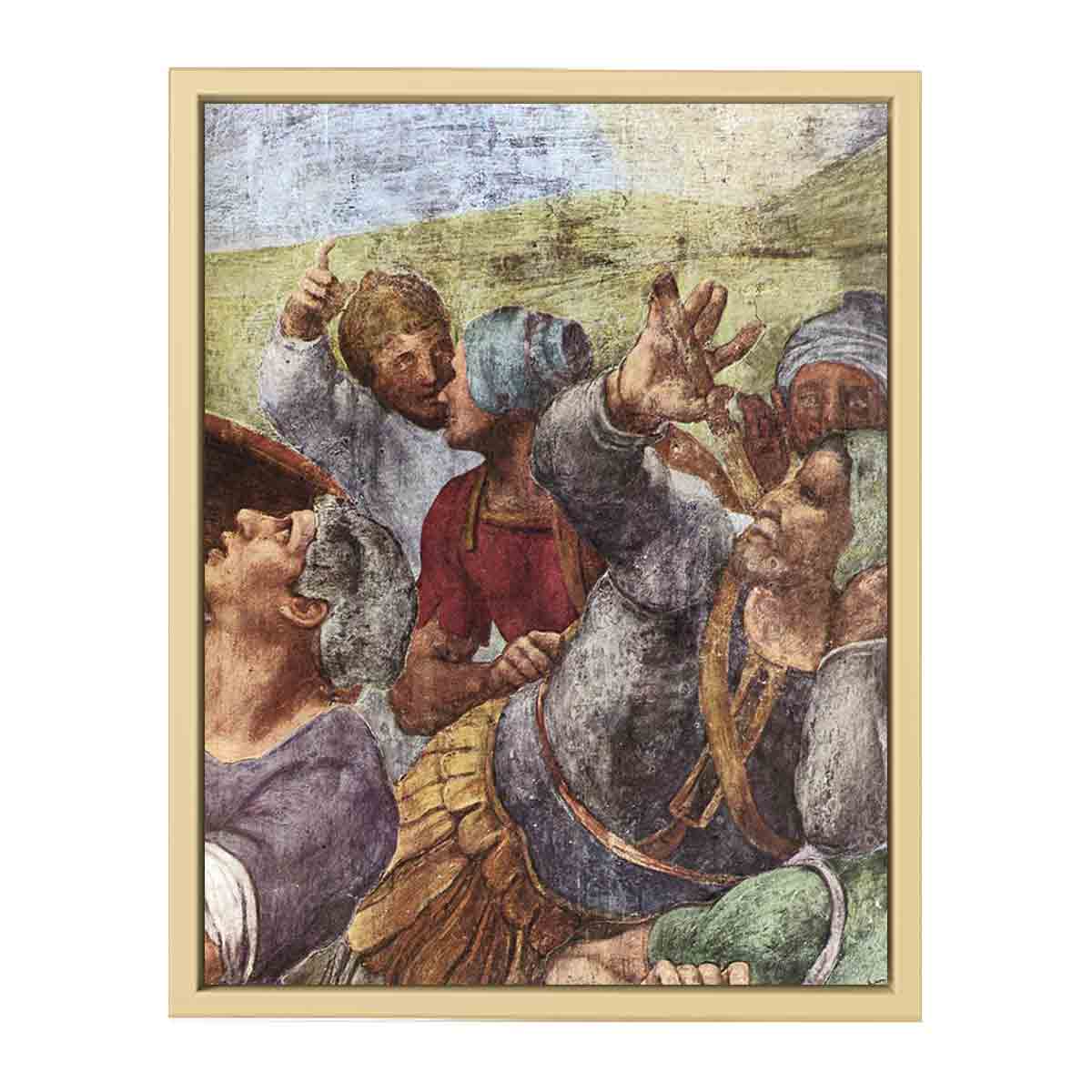 The Conversion of Saul (detail) By Michelangelo Buonarroti