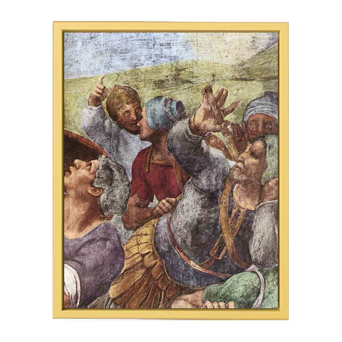 The Conversion of Saul (detail) By Michelangelo Buonarroti
