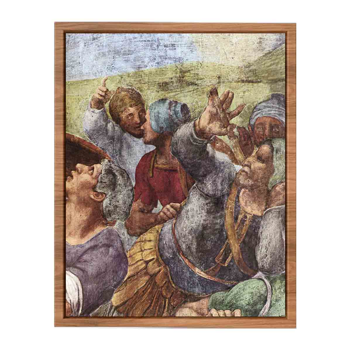 The Conversion of Saul (detail) By Michelangelo Buonarroti