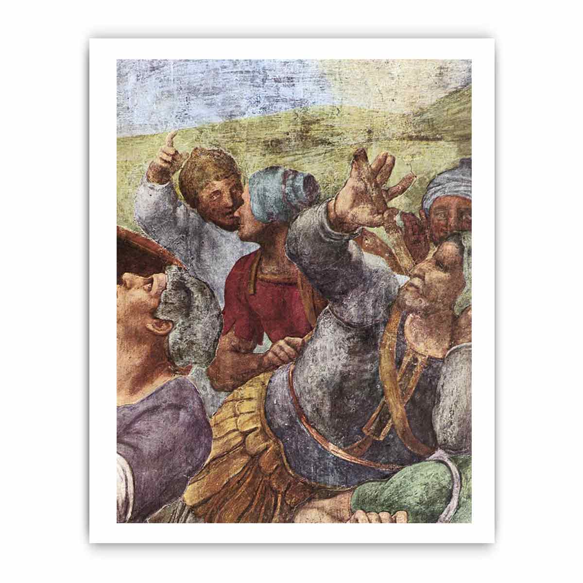 The Conversion of Saul (detail) By Michelangelo Buonarroti