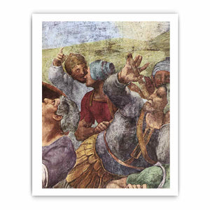 The Conversion of Saul (detail) By Michelangelo Buonarroti