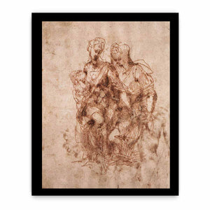 Virgin and Child with Saint Anne By Michelangelo Buonarroti