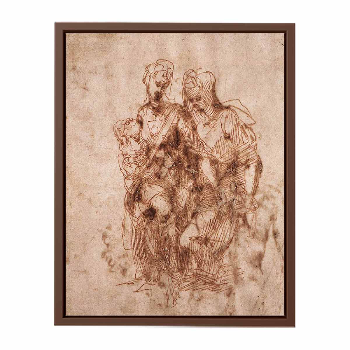 Virgin and Child with Saint Anne By Michelangelo Buonarroti