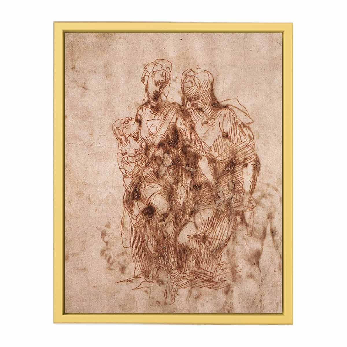 Virgin and Child with Saint Anne By Michelangelo Buonarroti