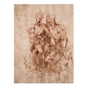 Virgin and Child with Saint Anne By Michelangelo Buonarroti