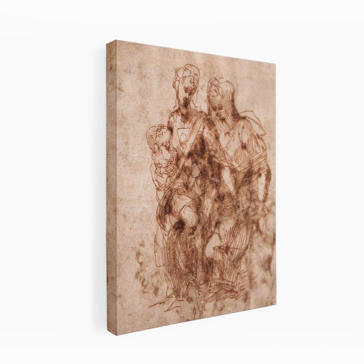 Virgin and Child with Saint Anne By Michelangelo Buonarroti