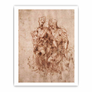 Virgin and Child with Saint Anne By Michelangelo Buonarroti