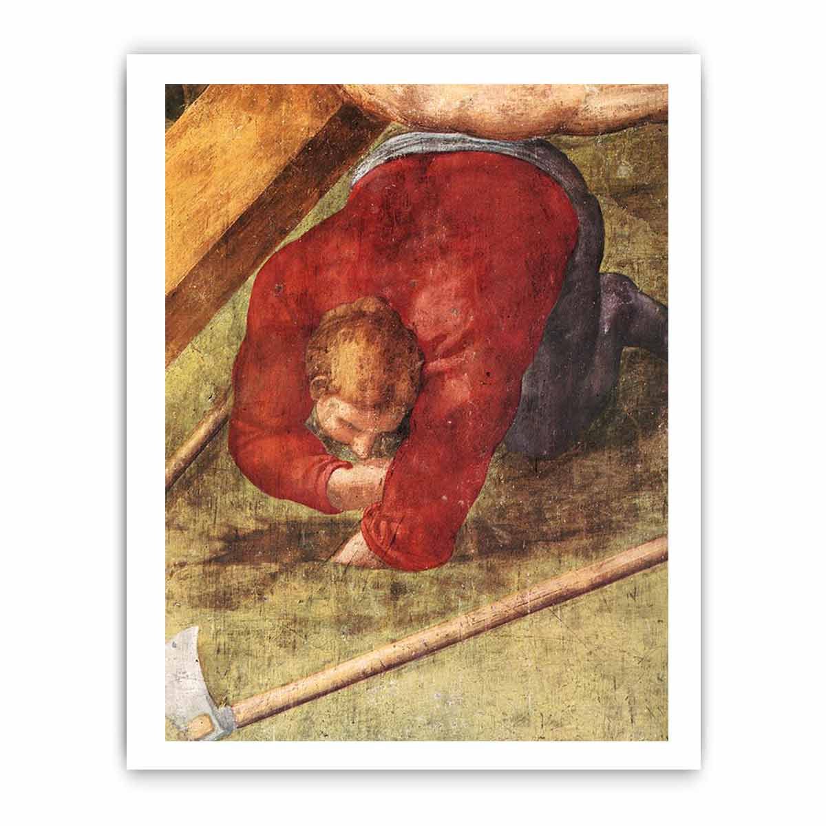 Martyrdom of St Peter (detail) By Michelangelo Buonarroti