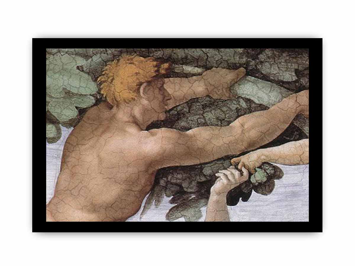 The Fall and Expulsion from Garden of Eden (detail) By Michelangelo Buonarroti