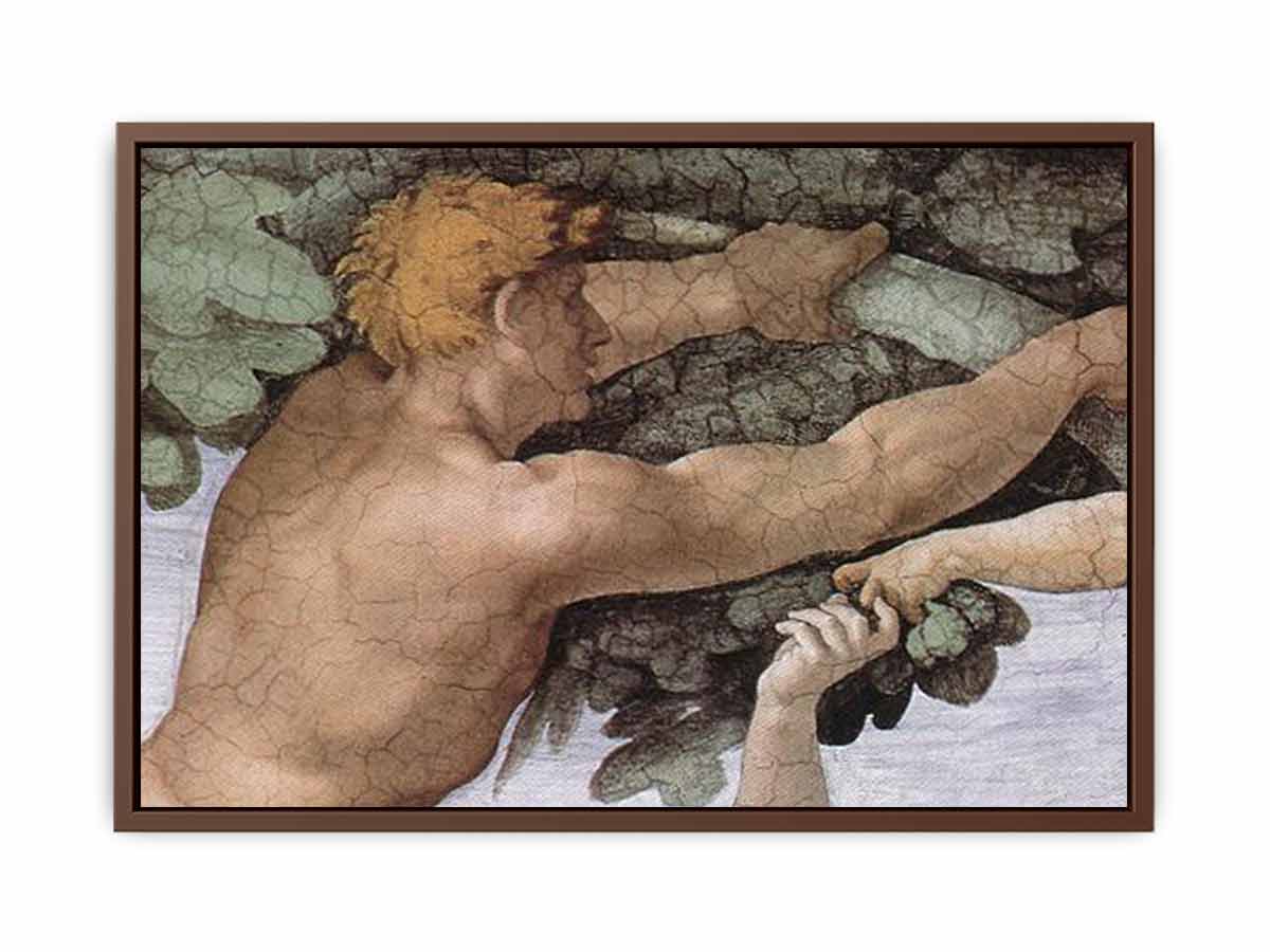 The Fall and Expulsion from Garden of Eden (detail) By Michelangelo Buonarroti