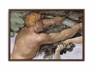 The Fall and Expulsion from Garden of Eden (detail) By Michelangelo Buonarroti