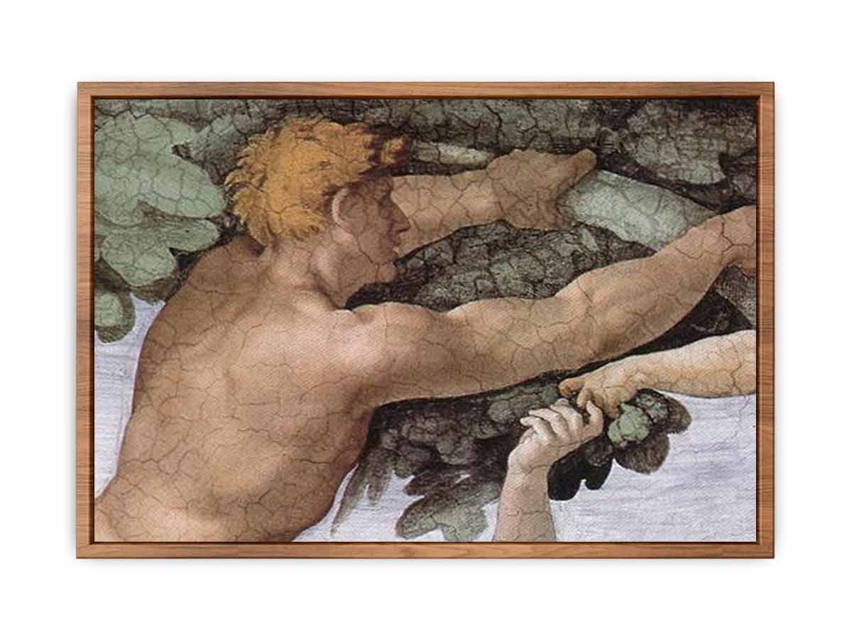 The Fall and Expulsion from Garden of Eden (detail) By Michelangelo Buonarroti