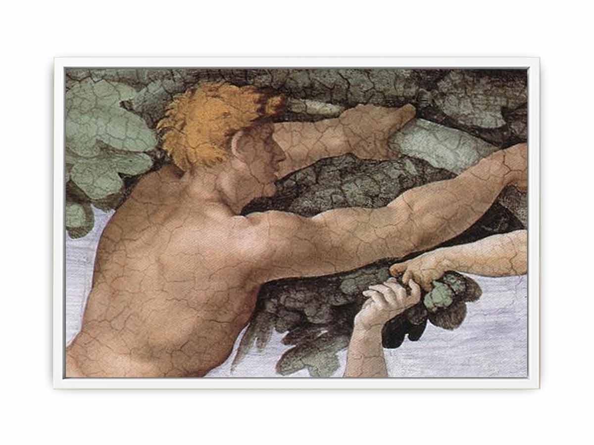 The Fall and Expulsion from Garden of Eden (detail) By Michelangelo Buonarroti