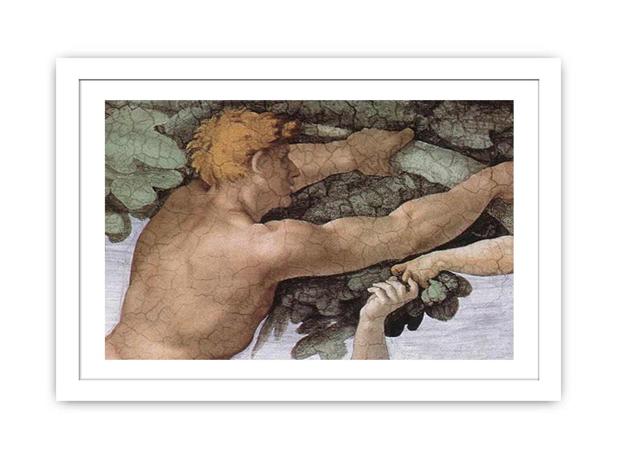 The Fall and Expulsion from Garden of Eden (detail) By Michelangelo Buonarroti