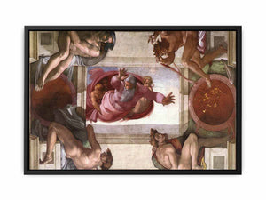 Separation of the Earth from the Waters (with ignudi and medallions) By Michelangelo Buonarroti