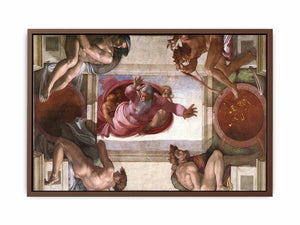 Separation of the Earth from the Waters (with ignudi and medallions) By Michelangelo Buonarroti