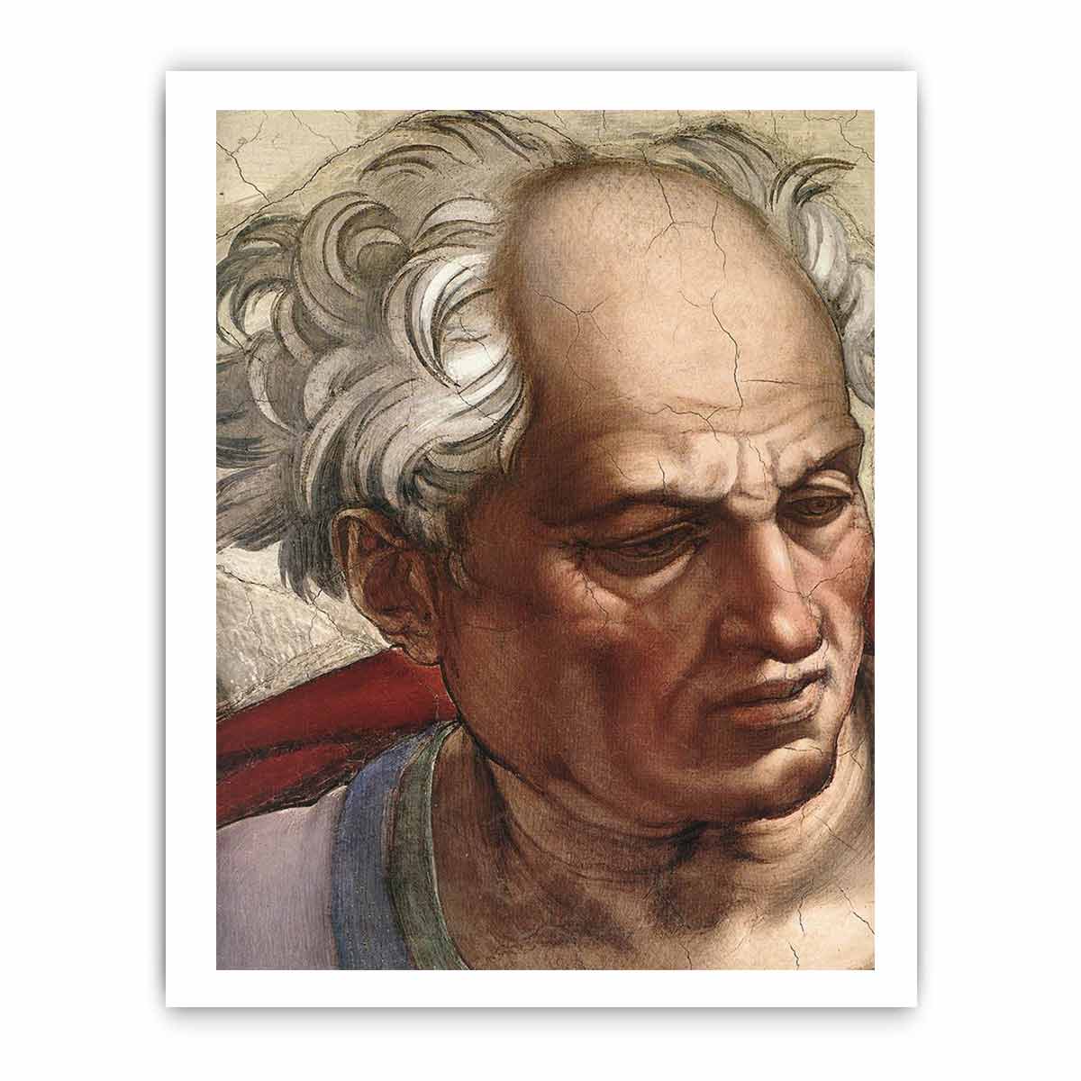 Joel (detail) By Michelangelo Buonarroti