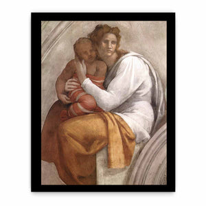 Zerubbabel - Abiud - Eliakim (detail) By Michelangelo Buonarroti