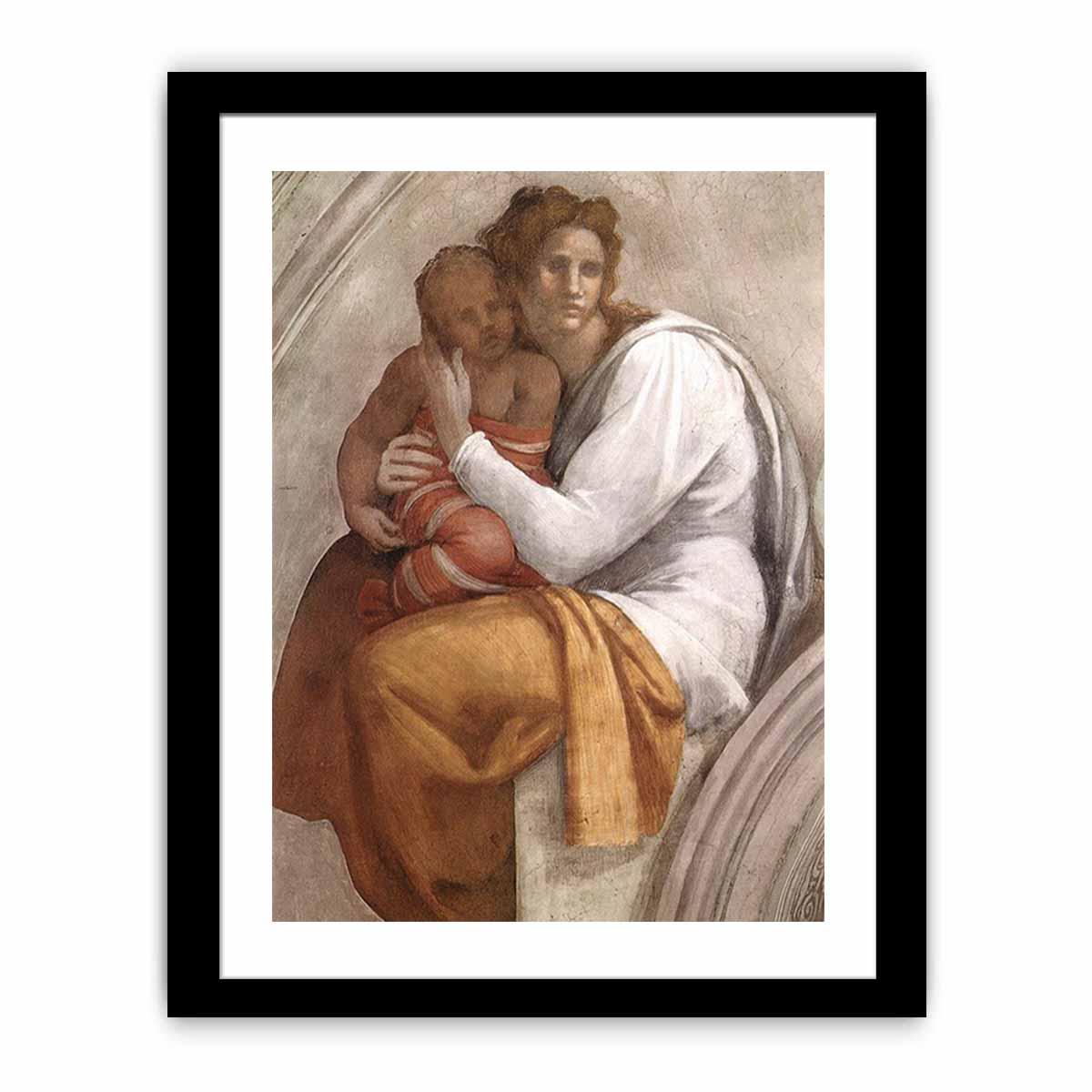 Zerubbabel - Abiud - Eliakim (detail) By Michelangelo Buonarroti