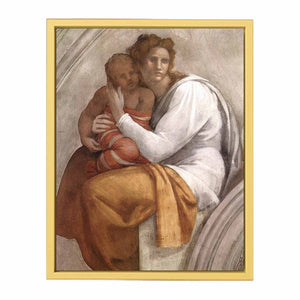 Zerubbabel - Abiud - Eliakim (detail) By Michelangelo Buonarroti